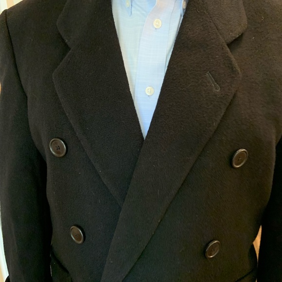 Man In Wool Men's Double Breasted Dress Coat - Picture 6 of 10